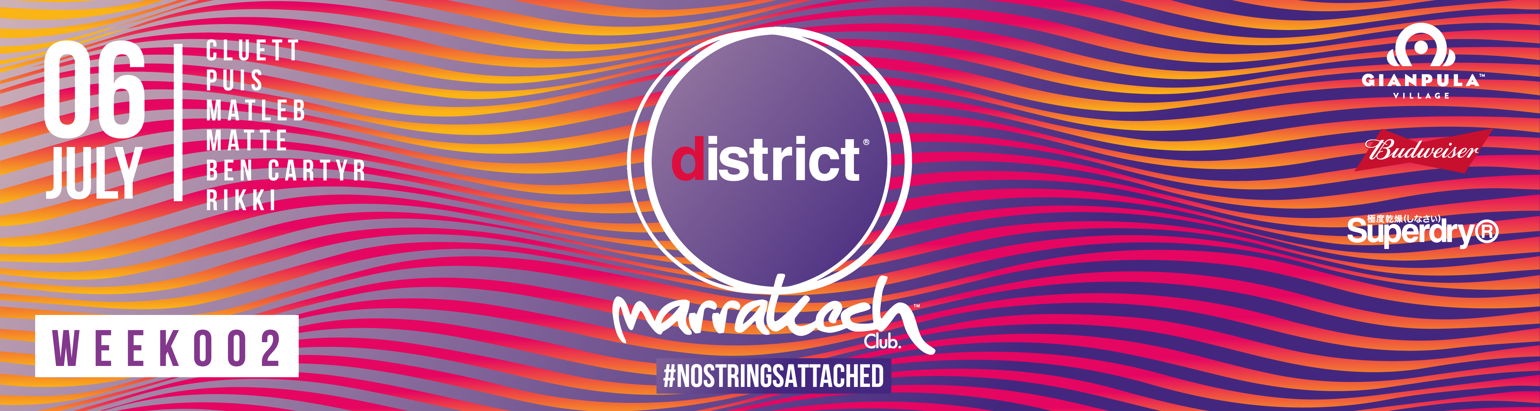 District - wk002 [Every Friday // Marrakech Club]